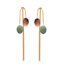 Afbeelding in Gallery-weergave laden, Shalashil combi stenen oorbellen