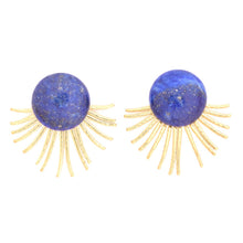 Afbeelding in Gallery-weergave laden, Rmoosh Lapis lazuli 2 in 1 oorbellen