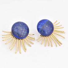 Afbeelding in Gallery-weergave laden, Rmoosh Lapis lazuli 2 in 1 oorbellen