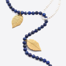 Afbeelding in Gallery-weergave laden, Inanna bloom – parel lapis lazuli ketting